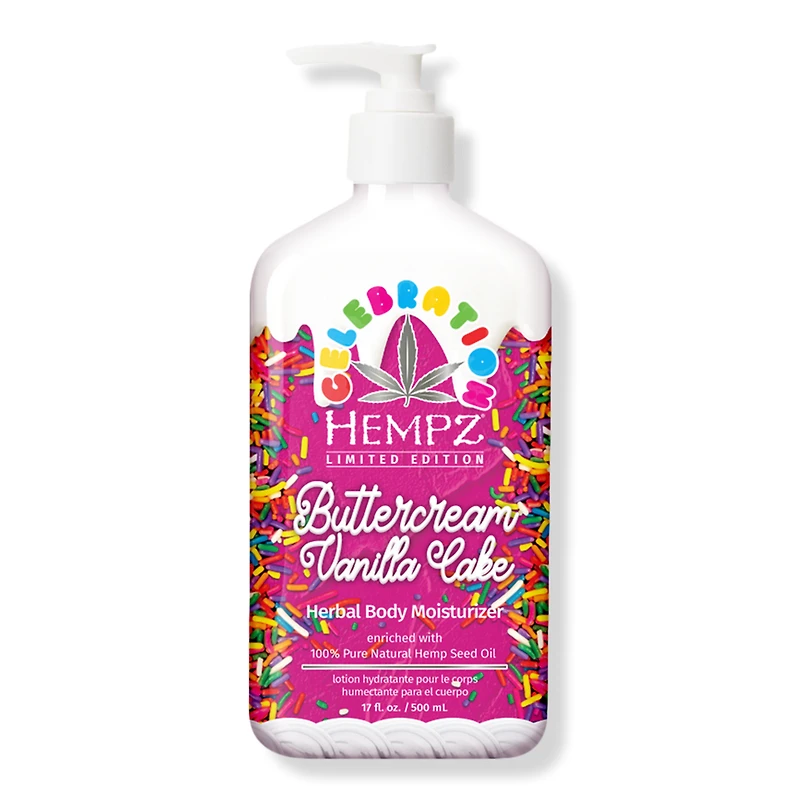 Hempz Buttercream Vanilla Cake Herbal Body Moisturizer - oz