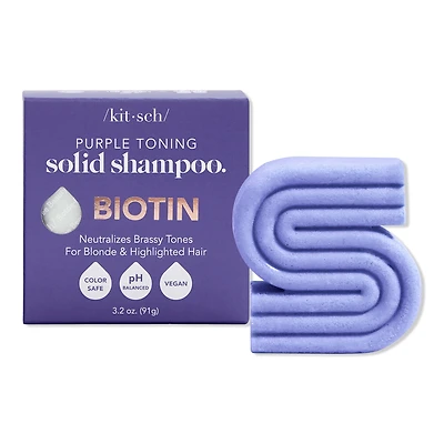 Kitsch Purple Toning Solid Shampoo Bar