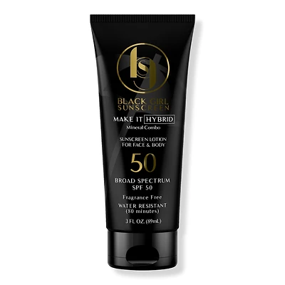 Black Girl Sunscreen Make It Hybrid Broad Spectrum SPF 50