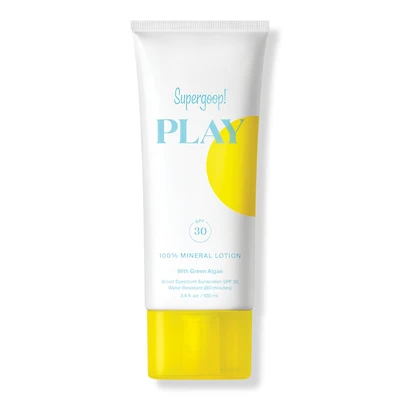 Supergoop! PLAY 100% Mineral Lotion SPF Sunscreen with Green Algae