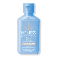 Hempz Ocean Breeze Herbal Body Moisturizer With Hyaluronic Acid - oz