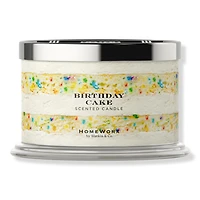 HomeWorx Birthday Cake 4-Wick Scented Candle