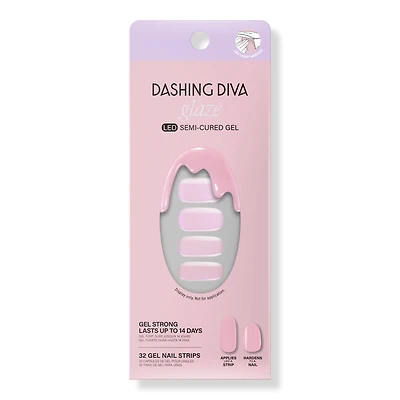 Dashing Diva Glazed Donut Semi Cured Gel Nail Strips