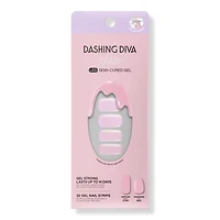 Dashing Diva Glazed Donut Semi Cured Gel Nail Strips