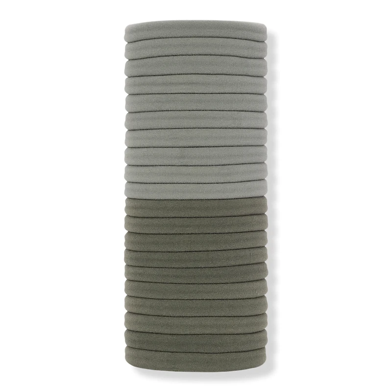 Kitsch Recycled Fabric Seamless Hair Elastics 20pc Set