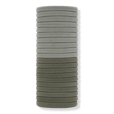 Kitsch Recycled Fabric Seamless Hair Elastics 20pc Set