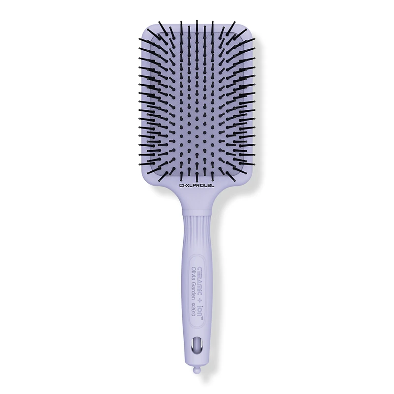 Olivia Garden Ceramic + Ion Blossom Anti-Static Cushioned Paddle Brush