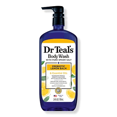 Dr Teal's Body Wash with Prebiotic Lemon Balm and Essential Oil Blend