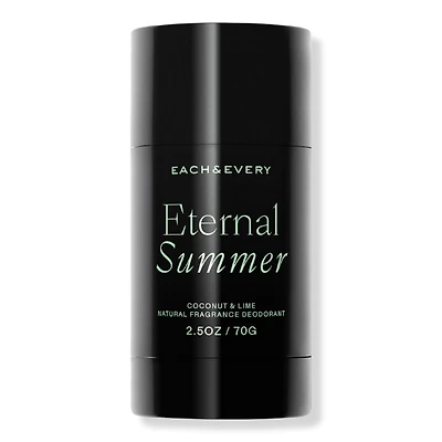 Each & Every Eternal Summer Coconut & Lime Aluminum-Free Natural Fragrance Deodorant