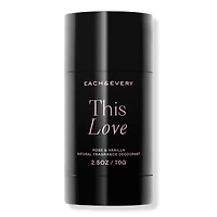 Each & Every This Love Rose & Vanilla Natural Fragrance Deodorant
