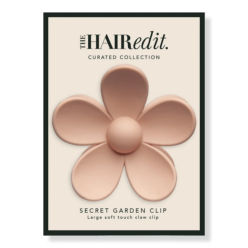 The Hair Edit Secret Garden Flower Claw Clip - Champagne
