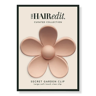 The Hair Edit Secret Garden Flower Claw Clip - Champagne