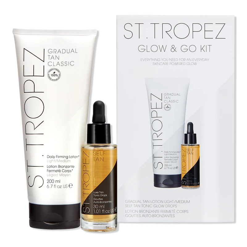 St. Tropez Self Tan Glow & Go 2 Piece Kit