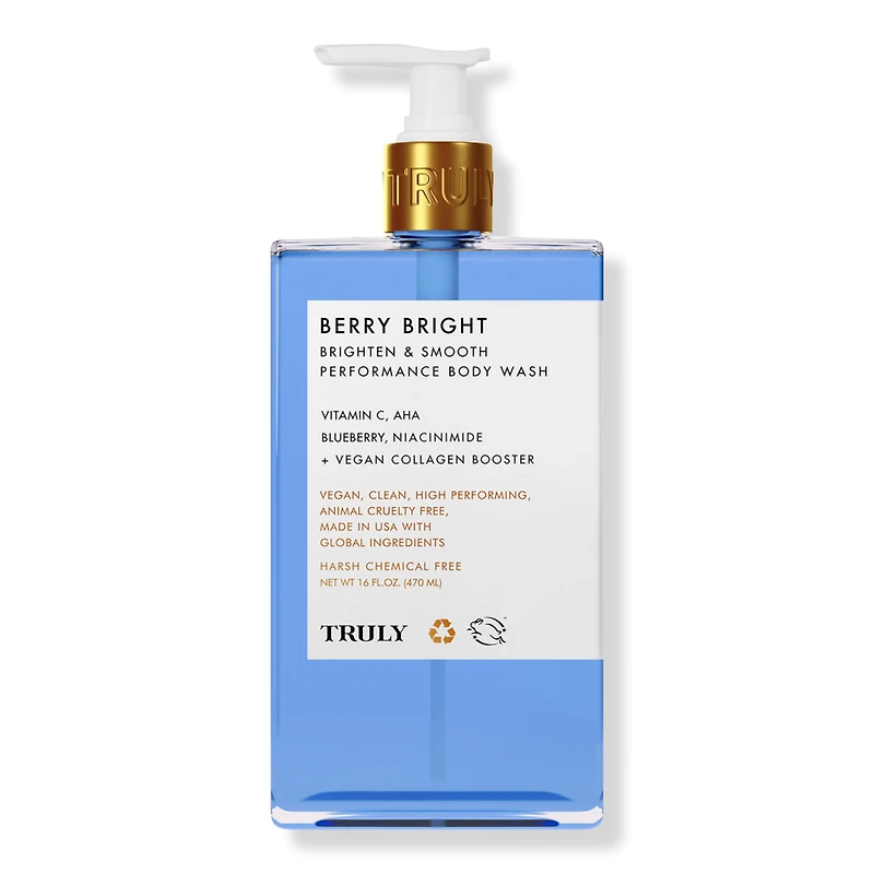 Truly Berry Bright Brighten & Smooth Pigment Treatment Body Wash