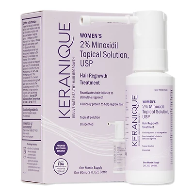 Keranique Hair Regrowth Sprayer for Women - 30 Day Supply