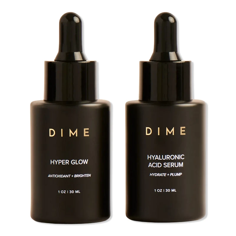 DIME Serum Set: Two-in-One Hyper Glow + Hyaluronic Acid