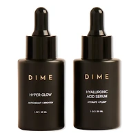 DIME Serum Set: Two-in-One Hyper Glow + Hyaluronic Acid