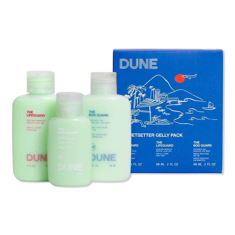 DUNE SUNCARE The Jetsetter 3 Piece Gelly Pack