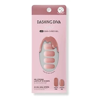 Dashing Diva Glazed Donut Semi Cured Gel Nail Strips