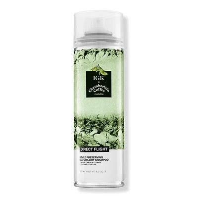IGK Limited Edition Direct Flight x Chamberlain Coffee Matcha Dry Shampoo