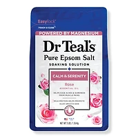 Dr Teal's Pure Epsom Salt Soak, Calm & Serenity with Rose Essential Oil