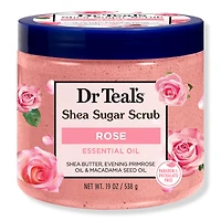Dr Teal's Shea Sugar Scrub with Rose Essential Oil & Macadamia Oil