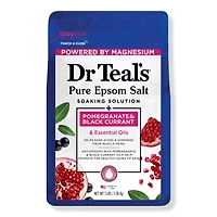 Dr Teal's Pure Epsom Salt Soak, Pomegranate Oil & Black Currant
