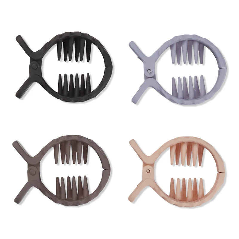 Scunci Ponytail Fish Plastic Claw Clips