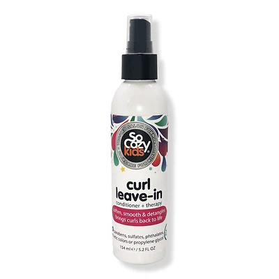 SoCozy Curl Spray Leave Conditioner + Therapy for Kids - oz