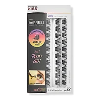 Kiss imPRESS Press-On Falsies Eyelash Curly Clusters Refill Pack