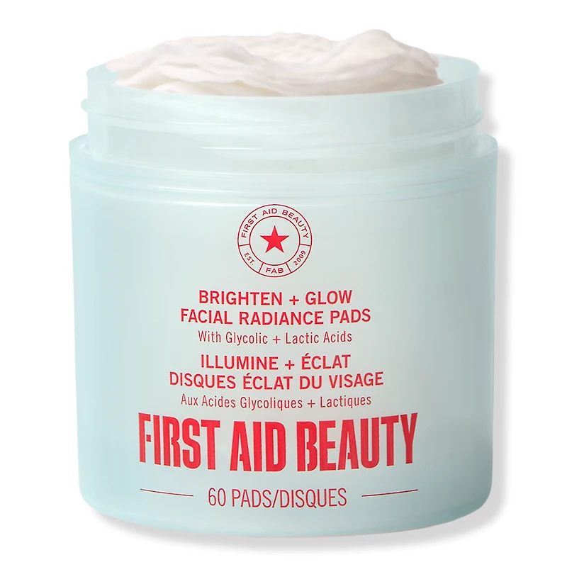 First Aid Beauty Facial Radiance Pads with Glycolic + Lactic Acids - ct