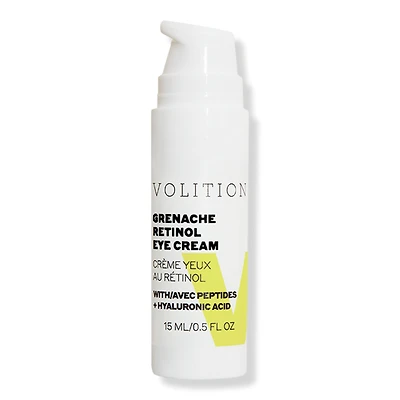 VOLITION Grenache Retinol Eye Cream with Peptides + Hyaluronic Acid