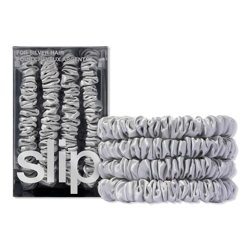 slip pure silk skinny scrunchies