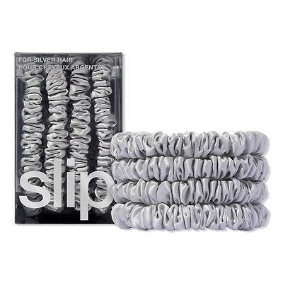 slip pure silk skinny scrunchies