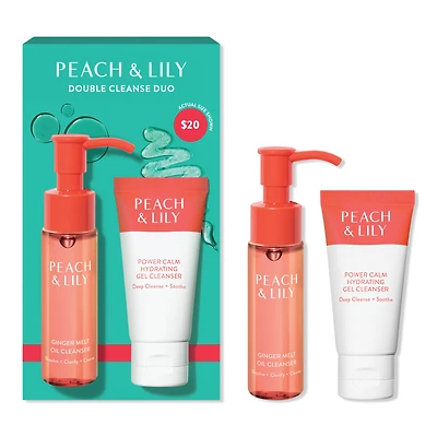 PEACH & LILY Double Cleanse Mini Duo
