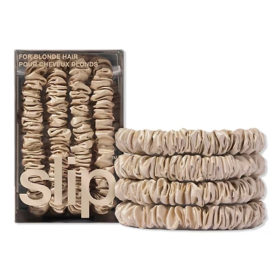slip pure silk skinny scrunchies