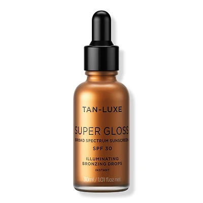 TAN-LUXE Super Gloss Instant Bronzing Face Drops with SPF 30