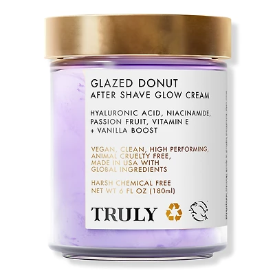 Truly Glazed Donut After Shave Glow Cream - 6.0 oz