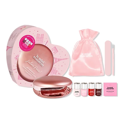 Le Mini Macaron J'adore Paris! Deluxe Gel Manicure Set