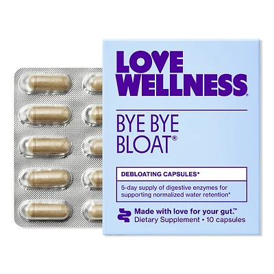 Love Wellness Travel Size Bye Bye Bloat: Debloating Capsules