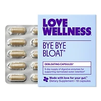 Love Wellness Travel Size Bye Bye Bloat: Debloating Capsules
