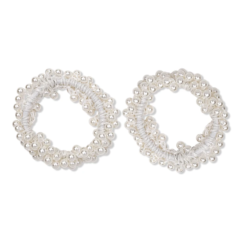 Scunci Elite Faux Pearl Ponytailers
