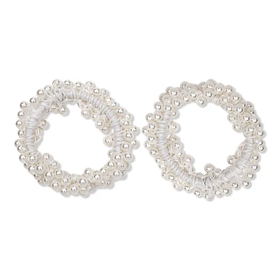 Scunci Elite Faux Pearl Ponytailers