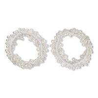 Scunci Elite Faux Pearl Ponytailers