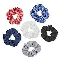 Scunci Play Mixed Fabric Scrunchies