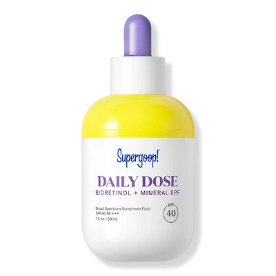 Supergoop! Daily Dose Bioretinol + Mineral SPF 40 Sunscreen Fluid