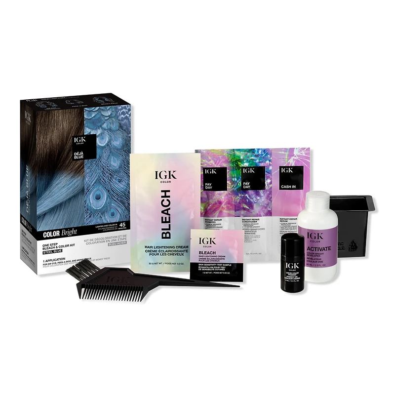 IGK Color Bright One Step Bleach & Kit