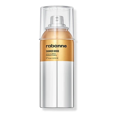Rabanne Shimmer Bomb Face & Body Spray-On Glitter - Dore