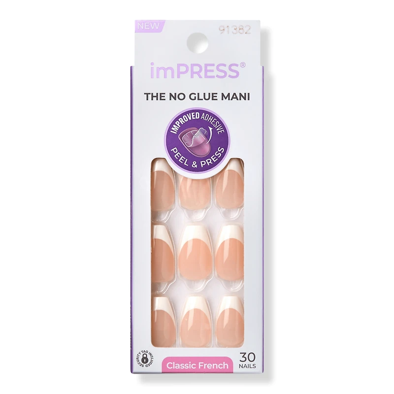 Kiss imPRESS Design Medium Press On Manicure Nails