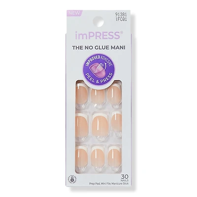 Kiss imPRESS Design Short Press-On Manicure Nails